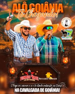 Fernando Brasil e Ricardo Radade comandam a festa na Cavalgada de Goiânia